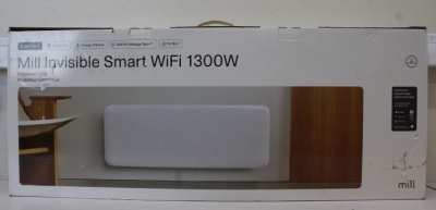 SALE OUT. Mill PA1300WIFI4 Panel Heater with WiFi Gen 4 1300 W Suitable for rooms 15-19 m² White IPX4 | Mill Invisible Smart WiFi Heater | PA1300WIFI4 | Panel Heater | 1300 W | Suitable for rooms up to 15-19 m² | White | DAMAGED PACKAGING, BIG DENT ON FRO
