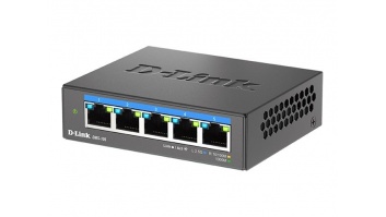 D-Link | DMS-105/E | 5-Port 2.5G Multi-Gigabit Desktop Switch | Desktop | Unmanaged