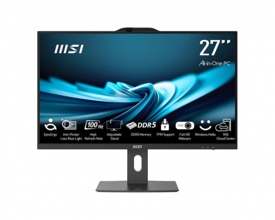 Monoblock PC|MSI|PRO|AP272P 14M|Business|All in One|CPU Core i5|i5-14400|2500 MHz|Screen 27"|RAM 16GB|DDR4|3200 MHz|SSD 512GB|Graphics card Intel UHD Graphics|Integrated|Windows 11 Pro|Colour Black|PROAP272P14M-496EU