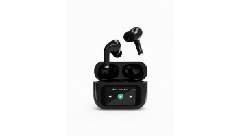 HEADSET BLUETOOTH/TWS-LCD-ANC-01-BK GEMBIRD