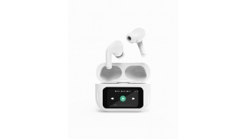 HEADSET BLUETOOTH/WHITE TWS-LCD-ANC-01-W GEMBIRD