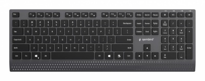 KEYBOARD MULTIMEDIA USB ENG/BLACK KB-MCH-06 GEMBIRD