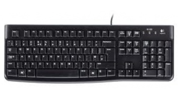 Logitech | K120 | Standard | Wired | EN/LT | Black | • Keyboard• User documentation