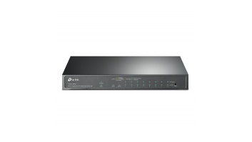 TP-LINK | 10-Port Gigabit Easy Smart Switch with 8-Port PoE+ | TL-SG1210MPE | Web managed | Desktop | Power supply type External | 60 month(s)