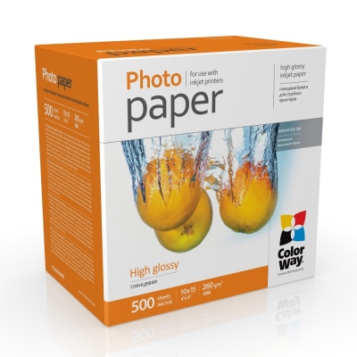 Photo Paper | PG2605004R | Glossy | White | 260 g/m² | 10 x 15 cm