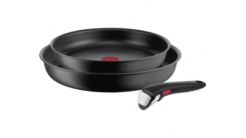 TEFAL | Frypan set | L7649253 Ingenio Ultimate | Frying | Diameter 24/28 cm | Suitable for induction hob | Removable handle | Black
