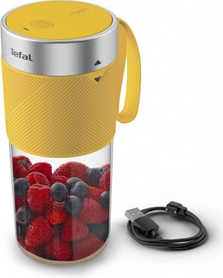 TEFAL | Blender | BL1C0230 LightMix On the Go | Tabletop | Jar material Tritan | Jar capacity 0.3 L | Yellow/Transparent