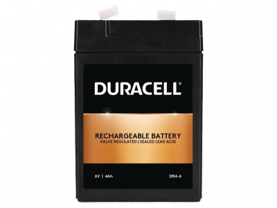 BATTERY 6V 4AH VRLA/DR4-6 DURACELL