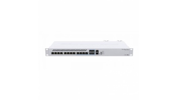 MikroTik Cloud Router Switch 312-4C+8XG-RM with RouterOS L5, 1U rackmount Enclosure | MikroTik