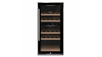 Caso | Wine cooler | WineComfort 24 | Energy efficiency class G | Showcase | Bottles capacity 24 bottles | Cooling type Compressor technology | Black
