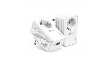 TP-LINK | AV1000 Gigabit Passthrough Powerline Adapter | TL-PA7017P | 1000 Mbit/s | Ethernet LAN (RJ-45) ports 1 | No Wi-Fi | Extra socket