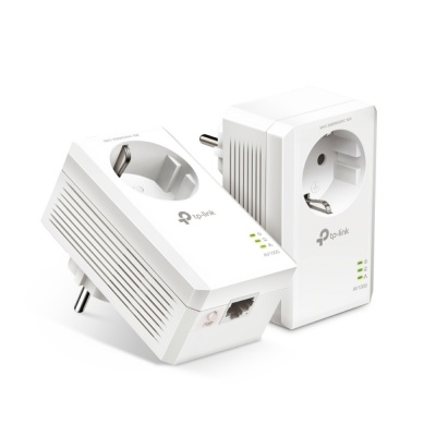 TP-LINK | AV1000 Gigabit Passthrough Powerline Adapter | TL-PA7017P | 1000 Mbit/s | Ethernet LAN (RJ-45) ports 1 | No Wi-Fi | Extra socket