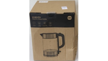 SALE OUT. Xiaomi Electric Glass Kettle EU | Xiaomi | Electric Glass Kettle EU | Electric | 2200 W | 1.7 L | Glass | 360° rotational base | Black/Stainless Steel | DAMAGED PACKAGING
