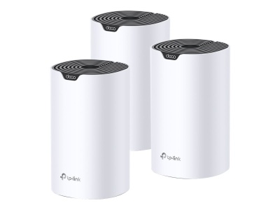 TP-LINK | AC1900 Whole Home Mesh Wi-Fi System | Deco S7 (3-pack) | 802.11ac | 10/100/1000 Mbit/s | Ethernet LAN (RJ-45) ports 1 | Mesh Support Yes | MU-MiMO Yes | No mobile broadband | Antenna type Internal