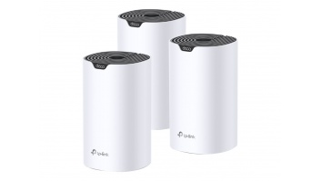 TP-LINK | AC1900 Whole Home Mesh Wi-Fi System | Deco S7 (3-pack) | 802.11ac | 10/100/1000 Mbit/s | Ethernet LAN (RJ-45) ports 1 | Mesh Support Yes | MU-MiMO Yes | No mobile broadband | Antenna type Internal
