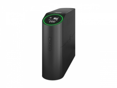 Schneider Electric Back-UPS Pro for Gaming, Tower, 230V, 4x Schuko ir 2x IEC C13 lizdai, RGB Light, Pure Sine Wave, Midnight | 2200 VA | 1320 W | 230 V