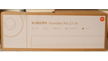 SALE OUT. Xiaomi Soundbar Pro 2.1 ch | Xiaomi Soundbar Pro 2.1 ch | Warranty 24 month(s) | 300 W | Bluetooth | Wireless connection | Black | DAMAGED PACKAGING, MISSING INNER PACKAGING. SCRATCHED AND DIRTY