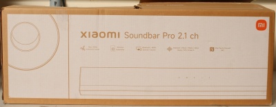 SALE OUT. Xiaomi Soundbar Pro 2.1 ch | Xiaomi Soundbar Pro 2.1 ch | Warranty 24 month(s) | 300 W | Bluetooth | Wireless connection | Black | DAMAGED PACKAGING, MISSING INNER PACKAGING. SCRATCHED AND DIRTY