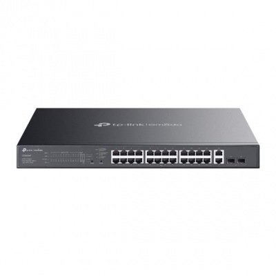Switch|TP-LINK|Omada|ES228GMP|Switch type Managed|Switch layer L2|Rack mounting Yes|26xRJ-45 ports|RJ-45 Ports Type Gigabit Ethernet (10/100/1000)|26xGigabit Ethernet (copper) ports quantity|2xSFP module slots quantity|Power over Ethernet (PoE) Yes|24xPow