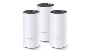 TP-LINK | Whole Home Mesh WiFi System | Deco M4 (3-Pack) | 802.11ac | 300+867 Mbit/s | 10/100/1000 Mbit/s | Ethernet LAN (RJ-45) ports 2 | Mesh Support Yes | MU-MiMO Yes | No mobile broadband | Antenna type 2xInternal | No