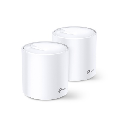 TP-LINK | AX3000 Whole Home Mesh Wi-Fi 6 System | Deco X60 (2-pack) | 802.11ax | 2402+574 Mbit/s | 10/100/1000 Mbit/s | Ethernet LAN (RJ-45) ports 2 | Mesh Support Yes | MU-MiMO Yes | Antenna type 4xInternal per Deco uni