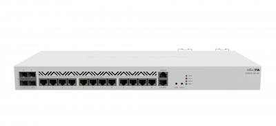 Mikrotik Cloud Core Router CCR2116-12G-4S+, 16-CORE 2 GHZ ARM CPU, 16 GB DDR4 RAM, 4x10G SFP+ ports, 13xGigabit LAN ports, 1x RJ45 Serial port, 1x M.2 slots, 16 core CPU, 16 GB RAM, Dual redundant power supply, RouterOS L6 | MikroTik | Cloud Core Router |