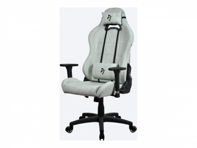 Arozzi Torretta SoftFabric | Gaming Chair | Frame material: Metal; Wheel base: Nylon; Upholstery: Soft Fabric | Pearl Green