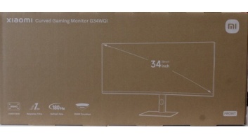 SALE OUT. | Xiaomi | G34WQi | 34 " | WQHD | 21:9 | 180 Hz | 1 ms | 3440 x 1440 pixels | 350 cd/m² | HDMI ports quantity 2 | Black | Warranty 24 month(s) | DAMAGED PACKAGING