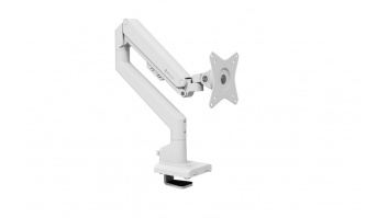 Arozzi Desk Mount | Neo Single - Gas Spring Monitor Arm AZ-ALZARE-NEO-WT | Tilt, Swivel, Rotation | Maximum weight (capacity) 9 kg | White