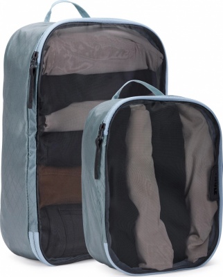 Thule | Packing Cube Set, 1x Medium, 1x Small | Packing Cube | Pond Gray