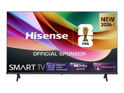 Hisense TV | 40A4S | 40 | Smart TV | VIDAA Smart OS | FHD | Black