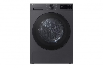 LG Dryer Machine | RHX5009TBB | Energy efficiency class B | Front loading | 9 kg | Heat pump | LED | Depth 66 cm | Wi-Fi | Matte black