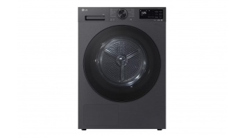 LG Dryer Machine | RHX5009TBB | Energy efficiency class B | Front loading | 9 kg | Heat pump | LED | Depth 66 cm | Wi-Fi | Matte black