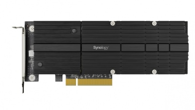 Synology | M2D20 | Dual-slot M.2 NCMe PCIe SSD adapter card for cashe acceleration GT/s | PCIe 3.0 x8