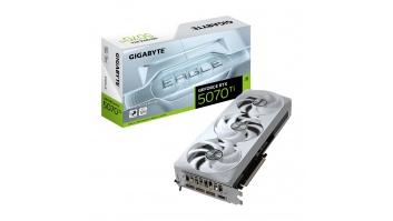 Gigabyte GeForce RTX 5070 Ti EAGLE OC ICE SFF 16G | NVIDIA | 16 GB | GeForce RTX 5070 Ti | GDDR7 | HDMI ports quantity 1 | PCI-E 5.0