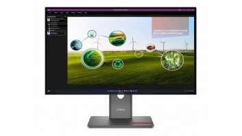 Lenovo | ThinkVision | P27Q-40 | 27 " | IPS | 16:9 | 120 Hz | 4 ms | 350 cd/m² | HDMI ports quantity 1 | Eclipse black | Warranty 36 month(s)