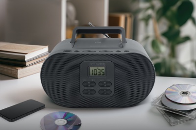 Muse M-33 BT | Portable Radio CD/MP3 Player with Bluetooth and USB Port | AUX in