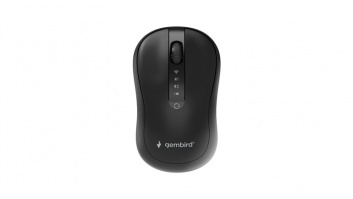 Gembird MUSW2-4B-01 Dual-mode 4-button wireless mouse, black | Gembird