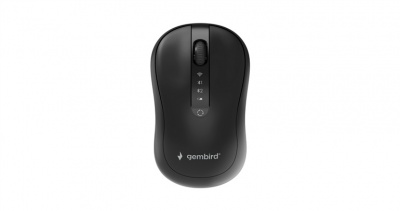 Gembird MUSW2-4B-01 Dual-mode 4-button wireless mouse, black | Gembird