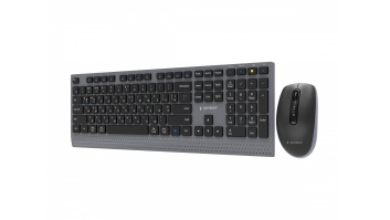 Gembird KBS-WPS-02-CYRL Dual-mode slim wireless desktop set, 2.4G+BT, Cyrillic layout | Gembird