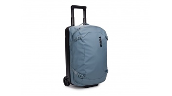 Thule | Carry-on Wheeled Duffel Suitcase, 55cm | Chasm | Luggage | Waterproof | Pond Gray
