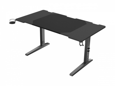 Genesis | Modular Gaming Desk | Holm 140 RGB | Anthracite Black