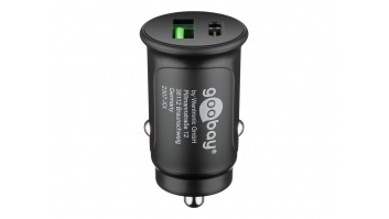 Goobay 59521 27 W Power Delivery Dual-USB Auto Fast Charger USB-C PD