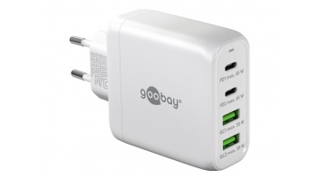 Goobay 64818 68 W USB-C PD GaN Multiport Fast Charger, White