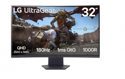 LG | 32GS60QC-B | 32 " | VA | QHD | 16:9 | 180 Hz | 1 ms | 2560 x 1440 pixels | 300 cd/m² | HDMI ports quantity 2