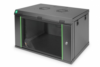 Digitus Wall Mounting Cabinets Dynamic Basic Series | DN-19 07-U-EC-SW | 38.9 x 60 x 45 cm | Black