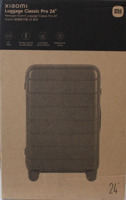 SALE OUT. | Xiaomi | Luggage Classic Pro 24" | Grey | 24 month(s) | DAMAGED PACKAGING AND ITEM BODY (TOP)