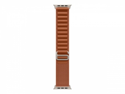 Apple 49mm Terra Cotta Alpine Loop - Medium - Natural Titanium Finish | Apple