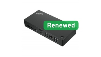 Lenovo Renewed ThinkPad Universal USB-C Dock 40AY 90W Used incl. PSU