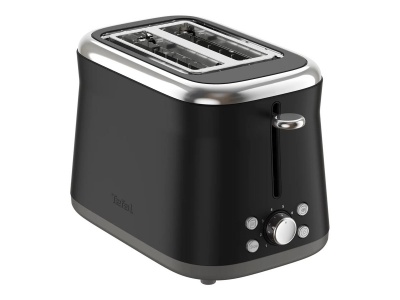 TEFAL Toaster | TT7208E0 Collection Retro | Power 850 W | Number of slots 2 | Housing material Stainless steel | Black